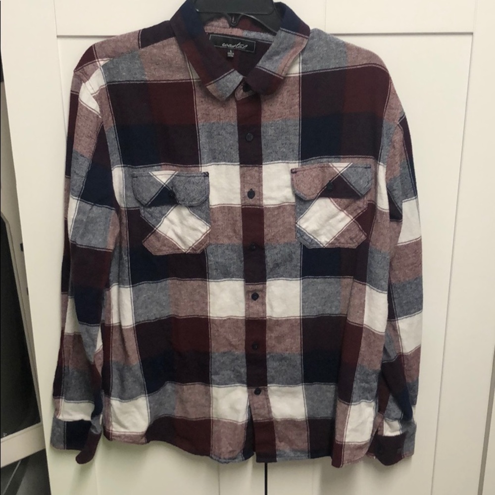 Mens button down flannel.